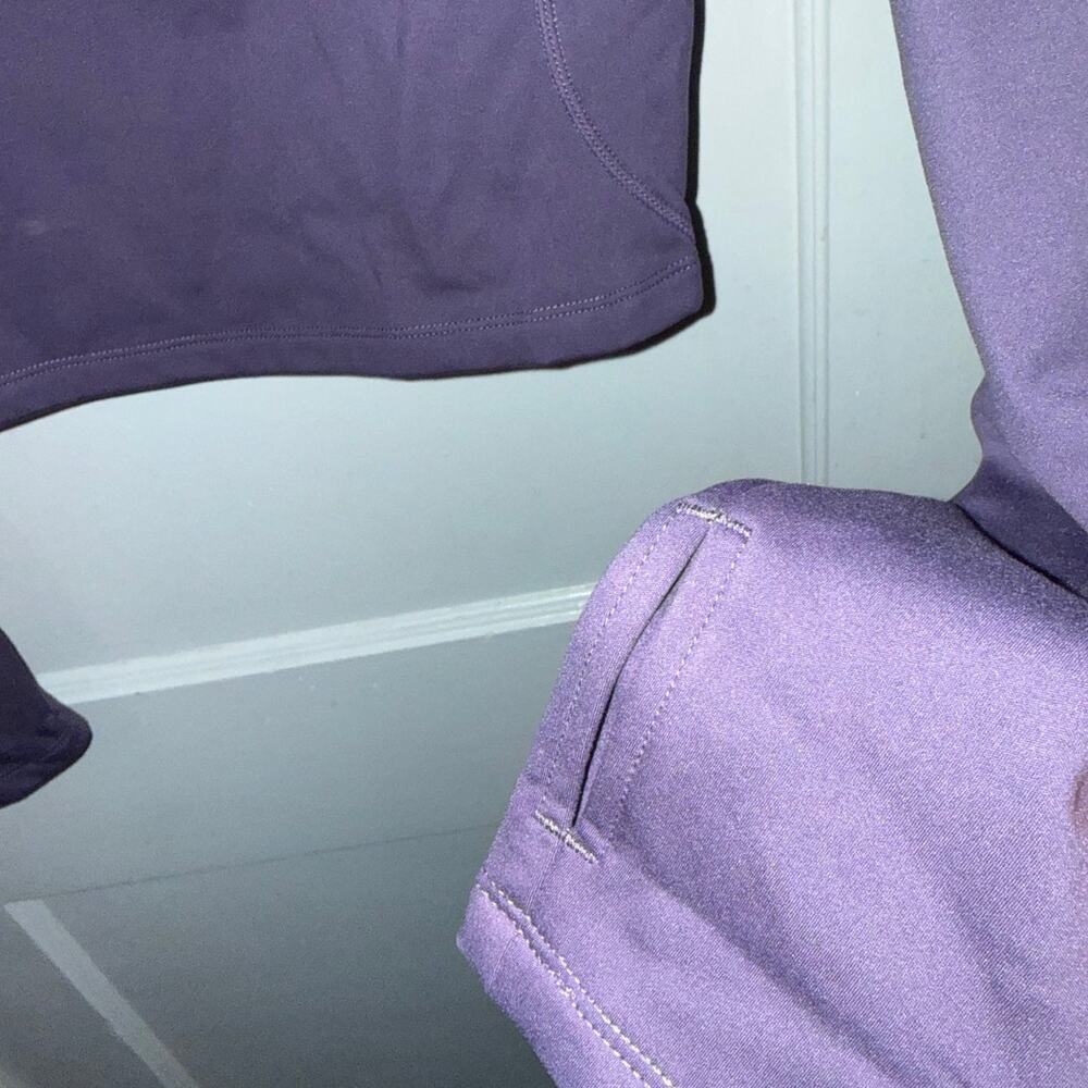 New Fabletics Cold Weather Long Sleeve Half-Zip Fleece Top Nightshade size S - Picture 5 of 8